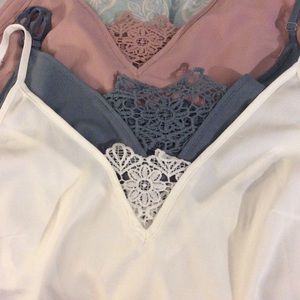 SHEIN Curve Camisoles - set of three 1XL